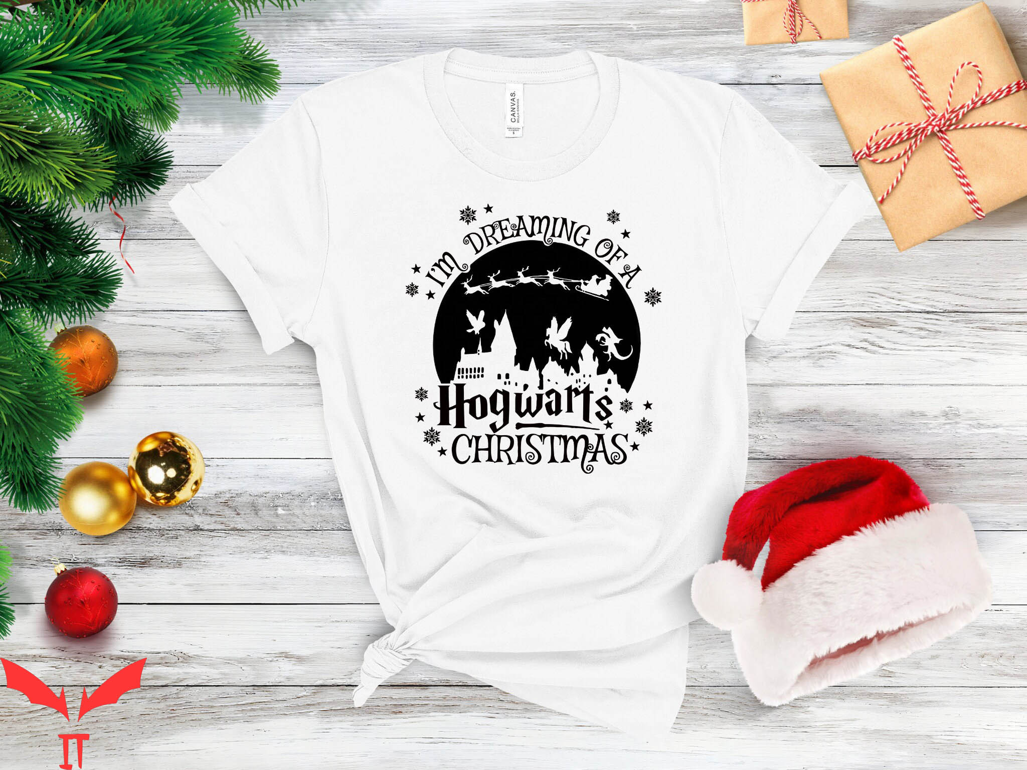 Harry Potter Family T-Shirt Hogwarts Christmas I'm Dreaming