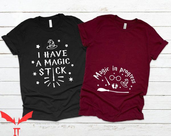 Harry Potter Family T-Shirt Magic In Progress Couples