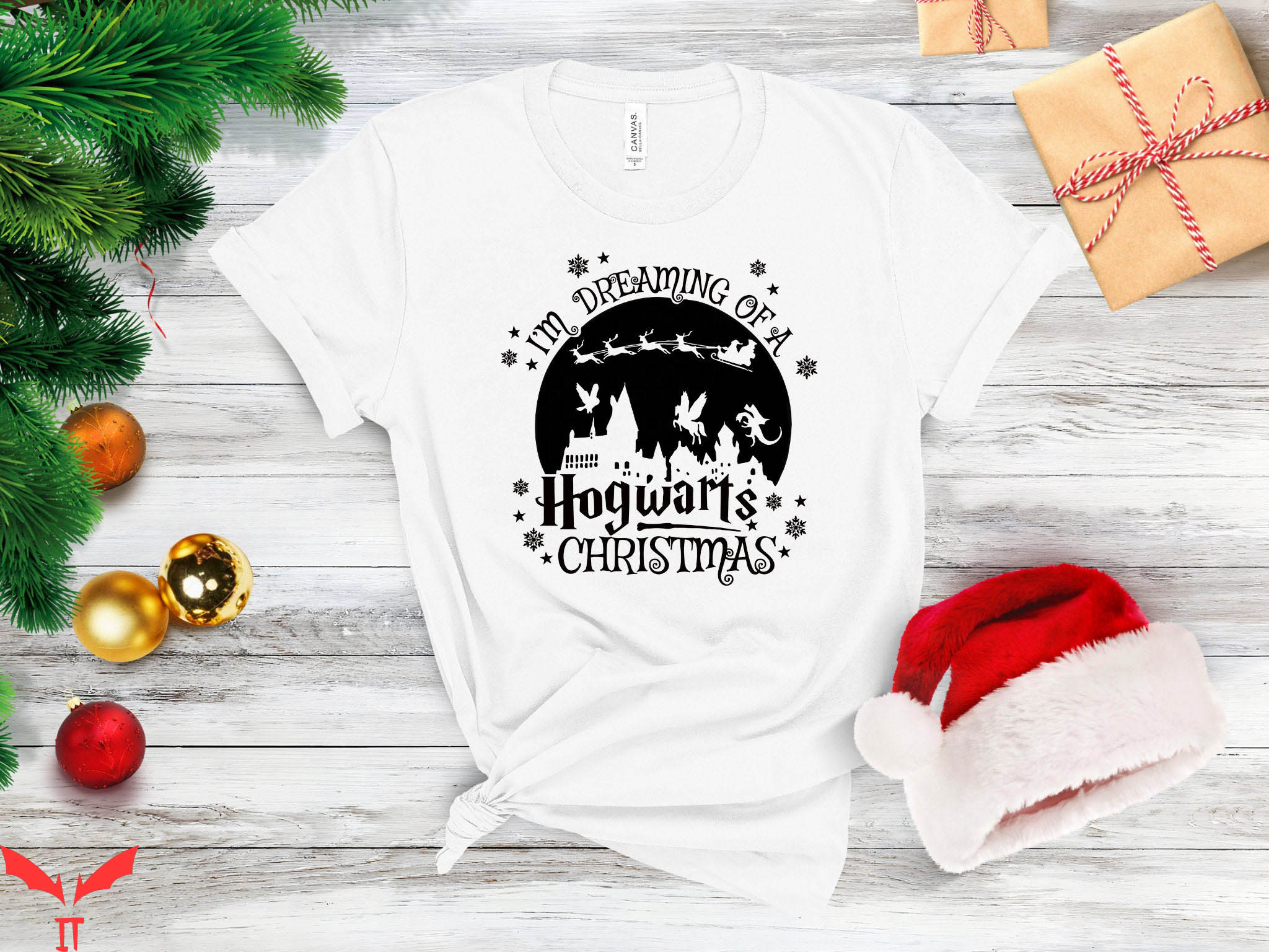 Harry Potter Matching T-Shirt Hogwarts Christmas Im Dreaming