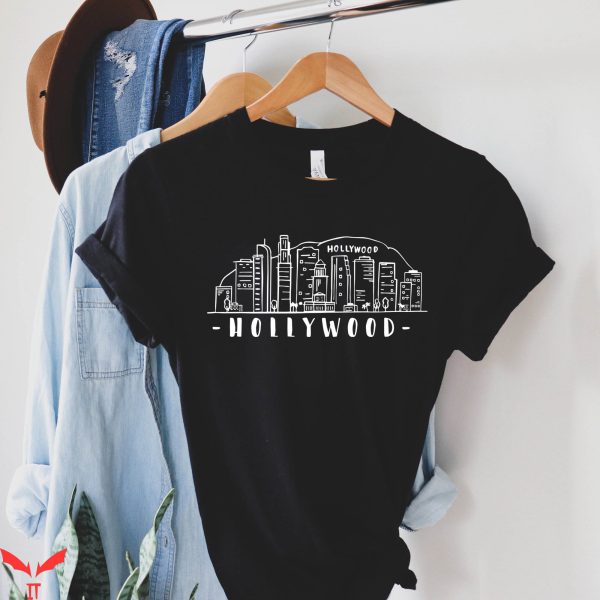 Hollywood Studios T-Shirt Hollywood Skyline Lover West Coast