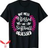 Hot Mess T-Shirt Hot Mess And Softball Obsessed Tee