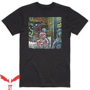 Iron Maiden Somewhere In Time T-Shirt Box Design Tee
