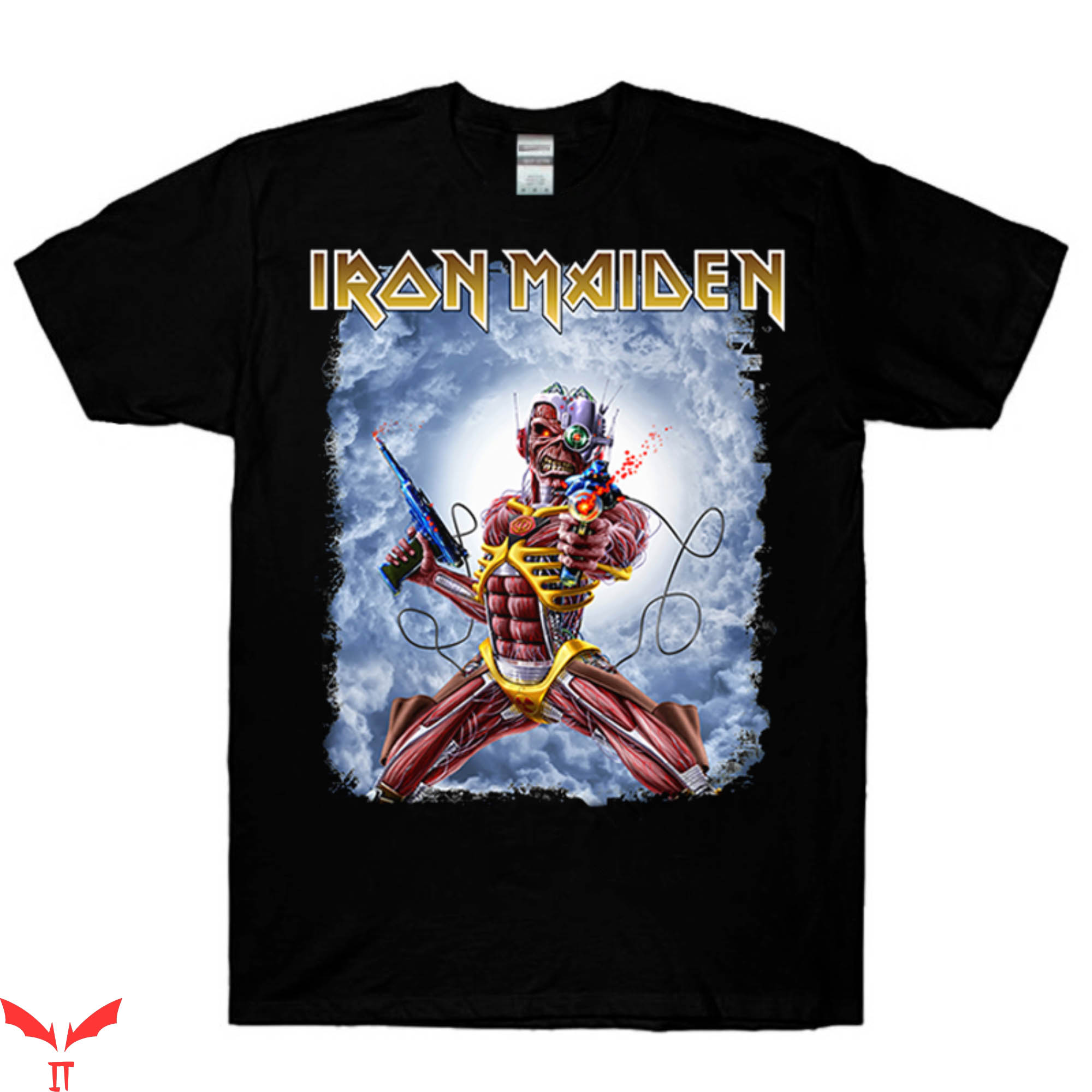 Iron Maiden Somewhere In Time T-Shirt Sky Heavy Metal Band Iron Maiden Somewhere In Time T-Shirt Sky Heavy Metal Band