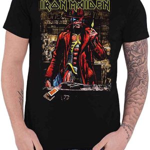 Iron Maiden Somewhere In Time T-Shirt Stranger Sepia Tee