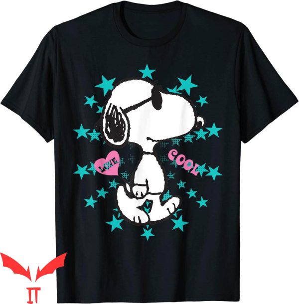 Joe Cool Snoopy T-Shirt Peanuts Snoopy Cool Tee Shirt
