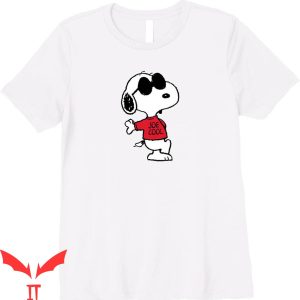 Joe Cool Snoopy T-Shirt Peanuts Snoopy Funny Tee Shirt