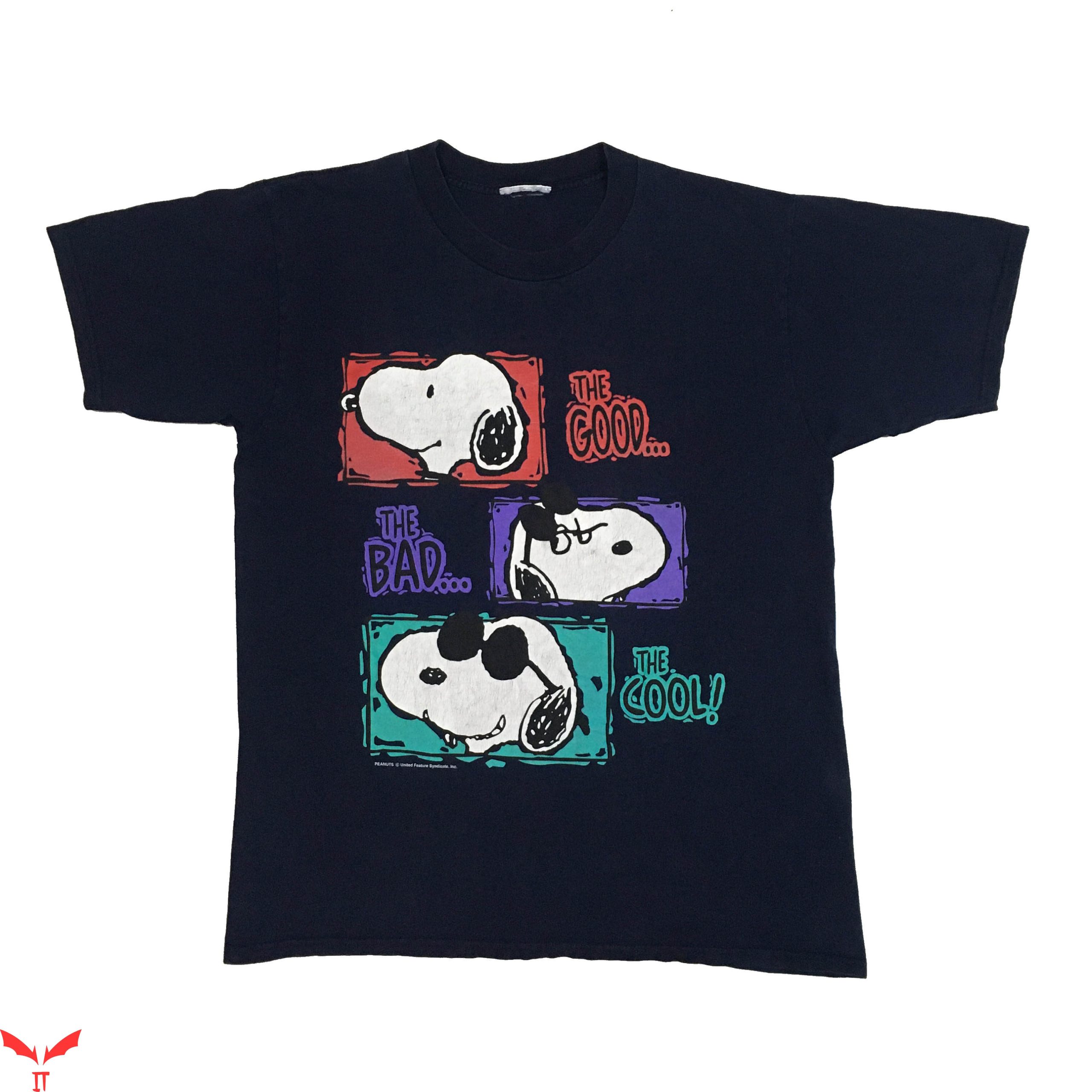 Joe Cool Snoopy T-Shirt Vintage 90s Snoopy Peanuts Tee Shirt