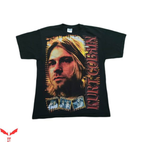 Kurt Donald Cobain T-Shirt Kurt Cobai Y2K Style T-Shirt
