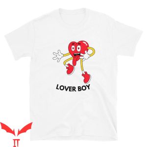 Loverboy T-Shirt Heart Cute Design Retro Trendy Meme Tee