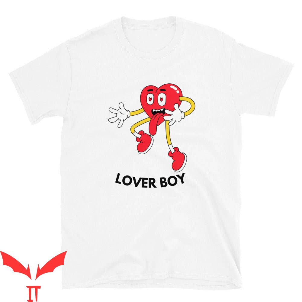 Loverboy T-Shirt Heart Cute Design Retro Trendy Meme Tee