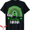 Lucky Mama T-Shirt Leopard Rainbow St Patrick’s Day Tee