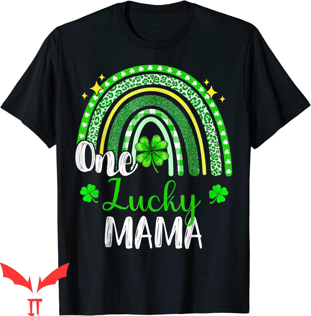 Lucky Mama T-Shirt Leopard Rainbow St Patrick’s Day Tee Lucky Mama T-Shirt Leopard Rainbow St Patrick’s Day Tee