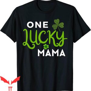 Lucky Mama T-Shirt St. Patrick’s Day Leopard Shamrock
