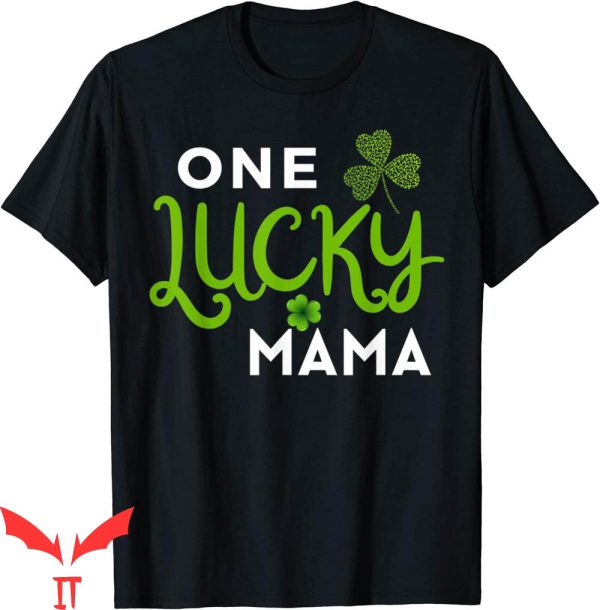 Lucky Mama T-Shirt St. Patrick’s Day Leopard Shamrock