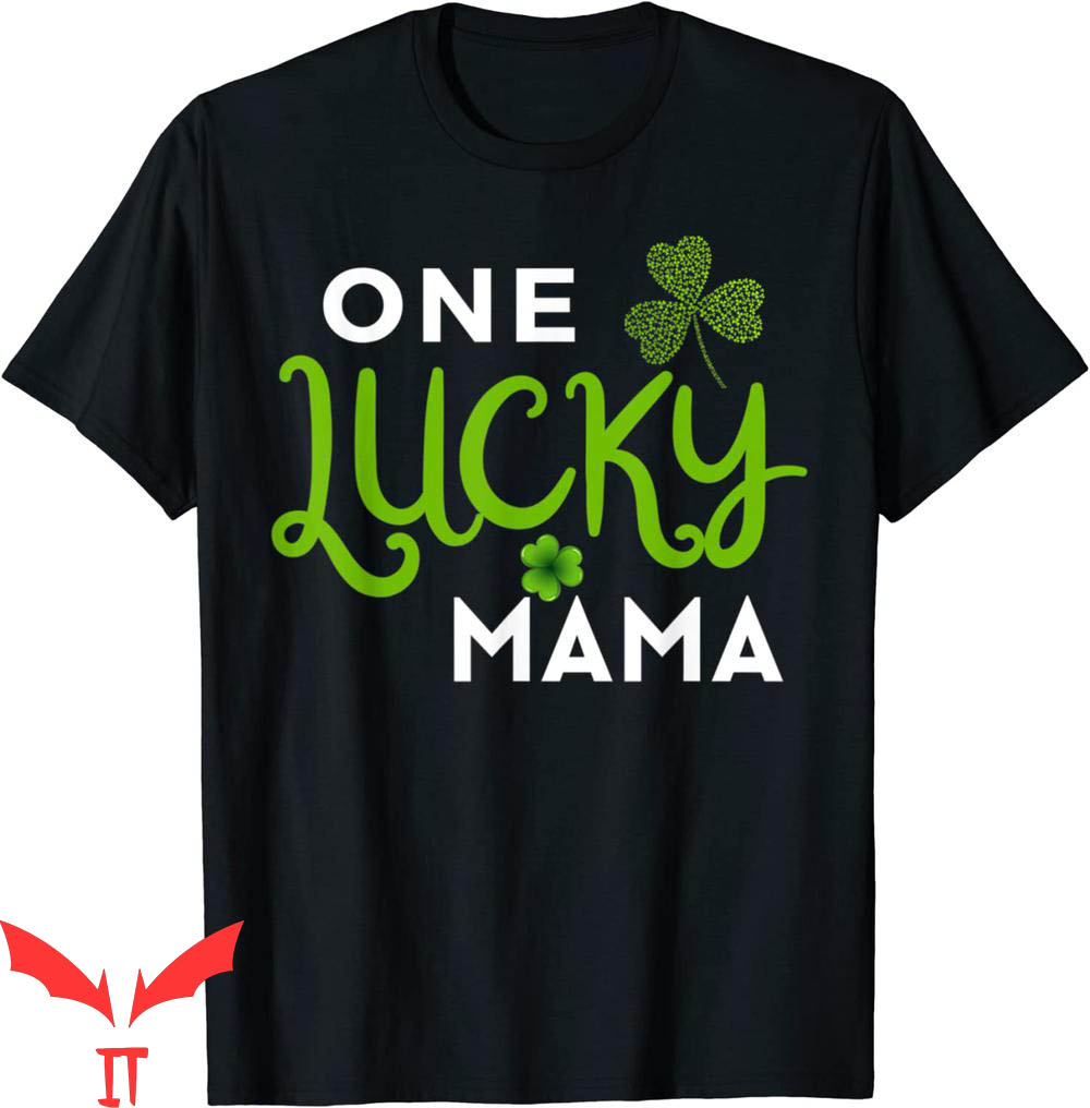 Lucky Mama T-Shirt St. Patrick's Day Leopard Shamrock Lucky Mama T-Shirt St. Patrick's Day Leopard Shamrock