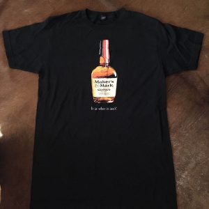 Makers Mark T-Shirt Vintage Whisky Kentucky Straight
