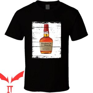 Makers Mark T-Shirt Whisky Bourbon Bottle Alcohol Drinking