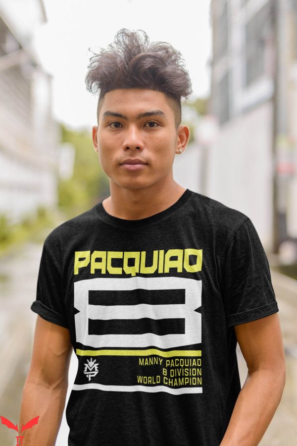 Manny Pacquiao T-Shirt Eight Division World Champion T-Shirt