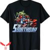 Marvel Birthday T-Shirt Action Shot 5th Birthday Tee