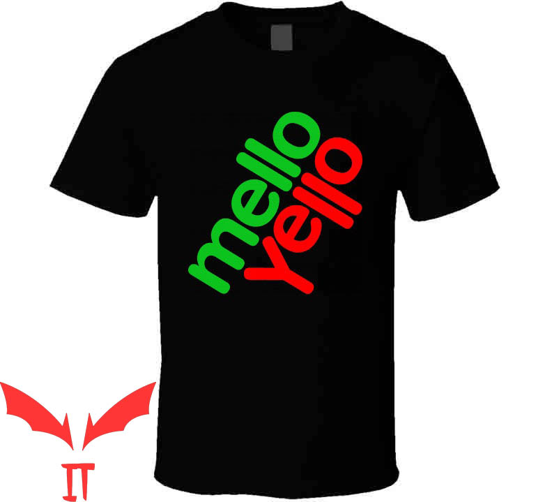 Mello Yello T-Shirt 80's Retro Mellow Yellow Drink Tee Shirt