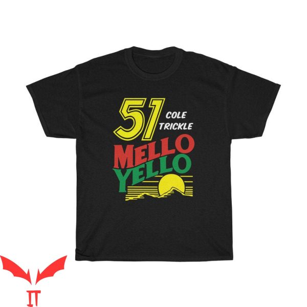 Mello Yello T-Shirt Cole Trickle 51 Enjoy Soft Drink