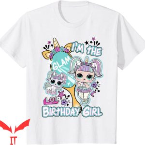 Mermaid Birthday T-Shirt I'm The Glam Birthday Girl