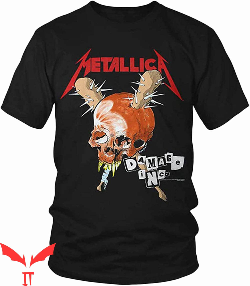 Metallica Damage Inc T-Shirt Tour Two-Sided Album Tee Metallica Damage Inc T-Shirt Tour Two-Sided Album Tee