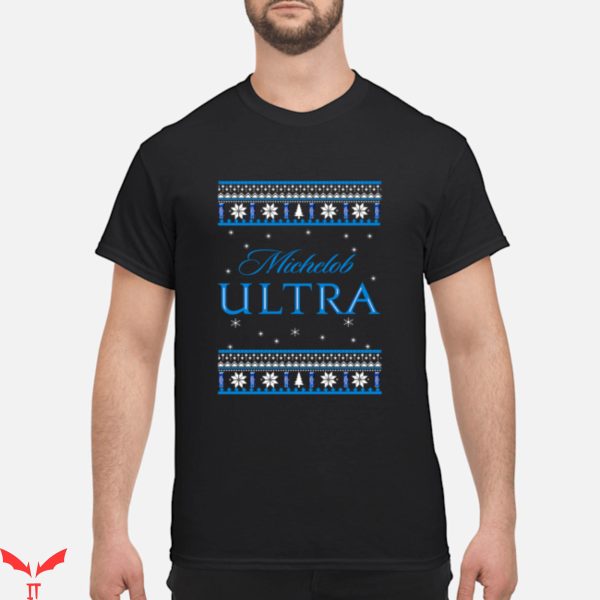 Michelob Ultra T-Shirt Christmas Funny Logo Beer Tee Shirt