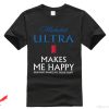 Michelob Ultra T-Shirt Makes Me Happy Humans Make My Head