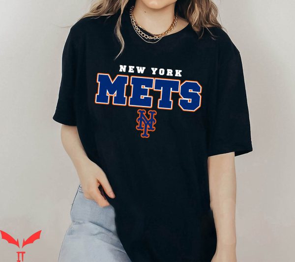 Mr. Met T-Shirt Vintage New York Mets Logo Mlb Baseball