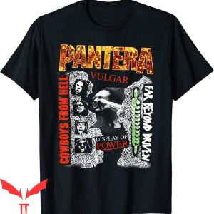 Pantera Cowboys From Hell T-Shirt Official Album Covers Tee