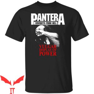 Pantera Cowboys From Hell T-Shirt Vulgar Display Of Power