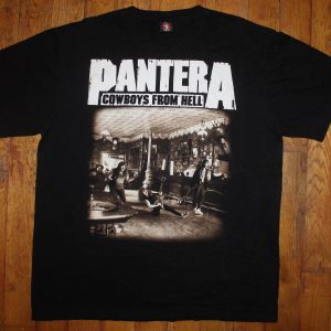 Pantera Cowboys From Hell T-Shirt Y2K Cosmopolitan Saloon