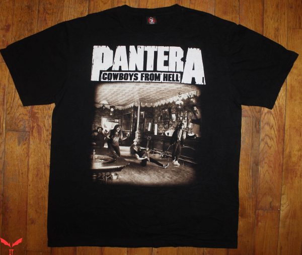 Pantera Cowboys From Hell T-Shirt Y2K Cosmopolitan Saloon