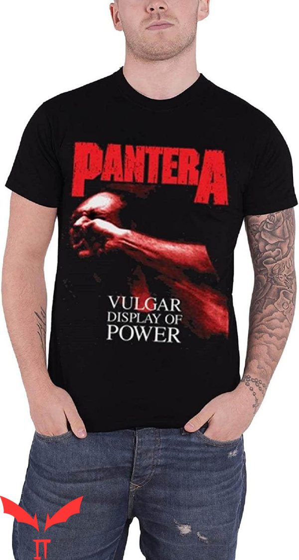 Pantera Vulgar Display Of Power T-Shirt Band Logo Official