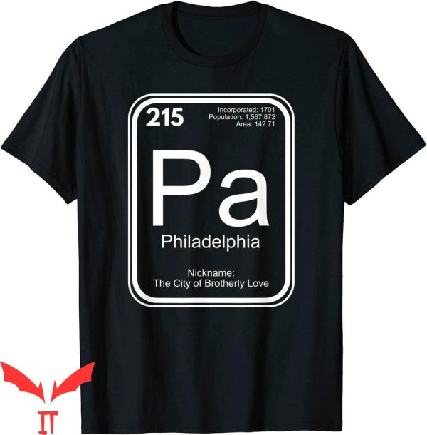 Philadelphia T-Shirt Periodic Table Brotherly Love Pride