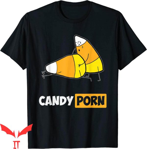 Porn Hub T-Shirt Candy Porn Funny Halloween Meme Tee