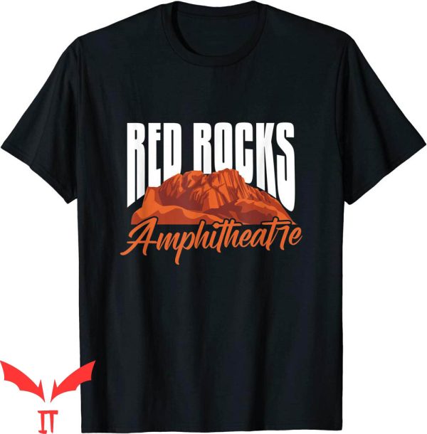 Red Rock T-Shirt Amphitheatre Morrison Colorado Concerts