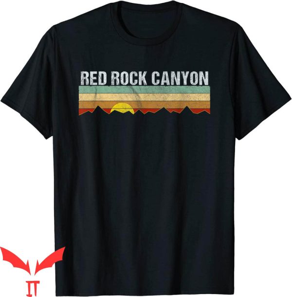 Red Rock T-Shirt Retro Vintage Red Rock Canyon Nevada