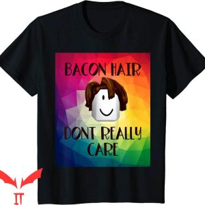 Roblox Birthday T-Shirt Colorful Bacon Hair Oof Head Design