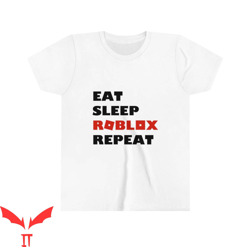 Roblox Birthday T-Shirt Eat Sleep Roblox Repeat Gaming