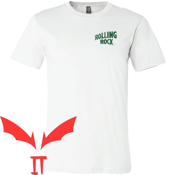 Rolling Rock T-Shirt Classic Green Beer Logo Cool Tee Shirt
