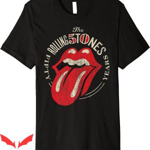 Rolling Stoned T-Shirt 50th Anniversary Logo Vintage Tee