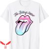 Rolling Stoned T-Shirt Official Gradient Tongue Vintage Tee
