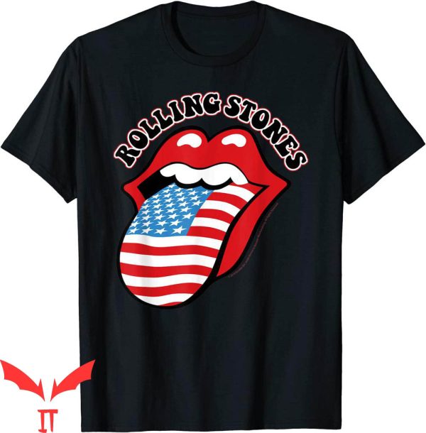 Rolling Stoned T-Shirt Official Vintage US Tongue Tee