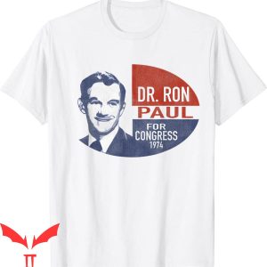 Ron Paul T-Shirt Dr. Ron Paul For Congress Vintage Tee