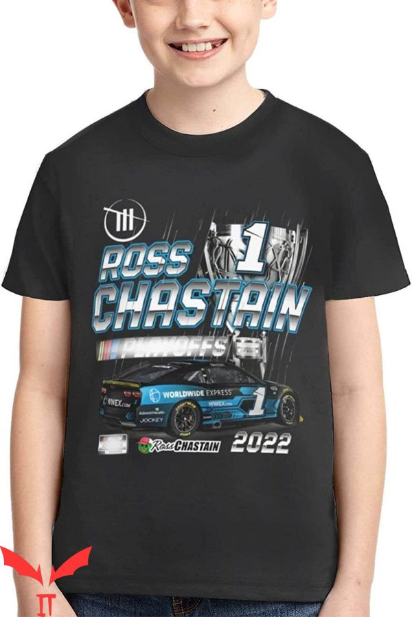 Ross Chastain T-Shirt 1 Racer Trendy Car For Racing Fans