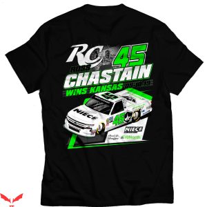 Ross Chastain T-Shirt RC 45 Wins Kansas Niece Racing Car