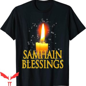 Samhain T-Shirt Halloween Witches New Year Blessings