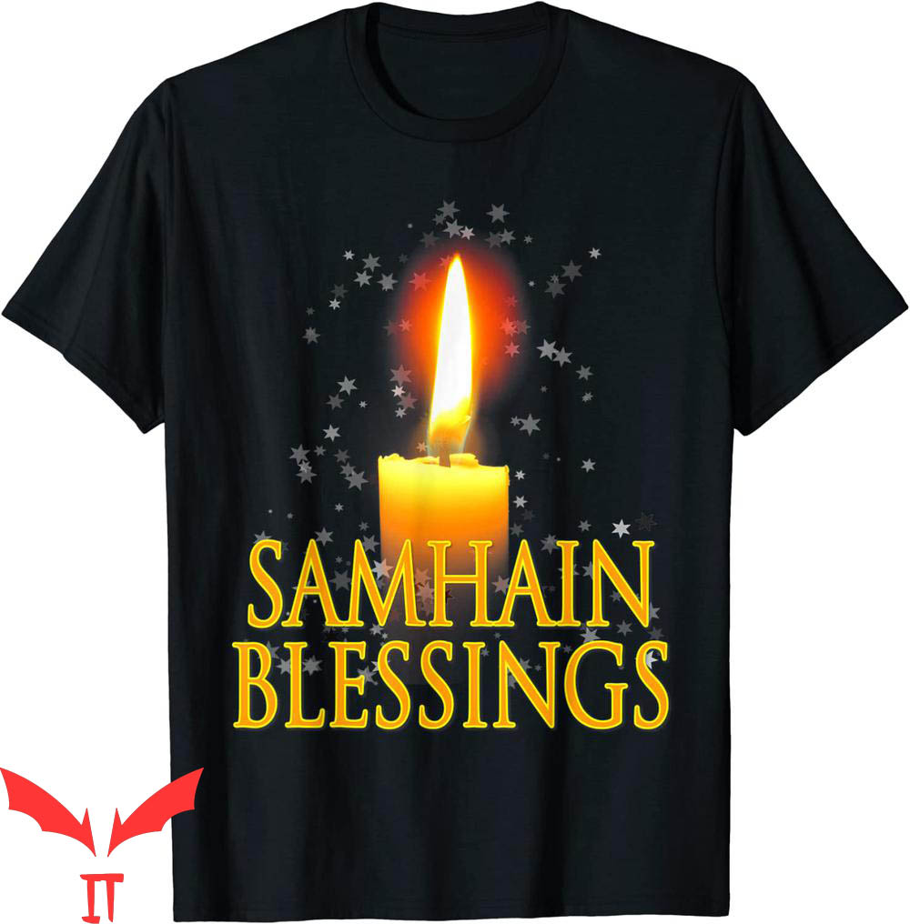 Samhain T-Shirt Halloween Witches New Year Blessings Samhain T-Shirt Halloween Witches New Year Blessings